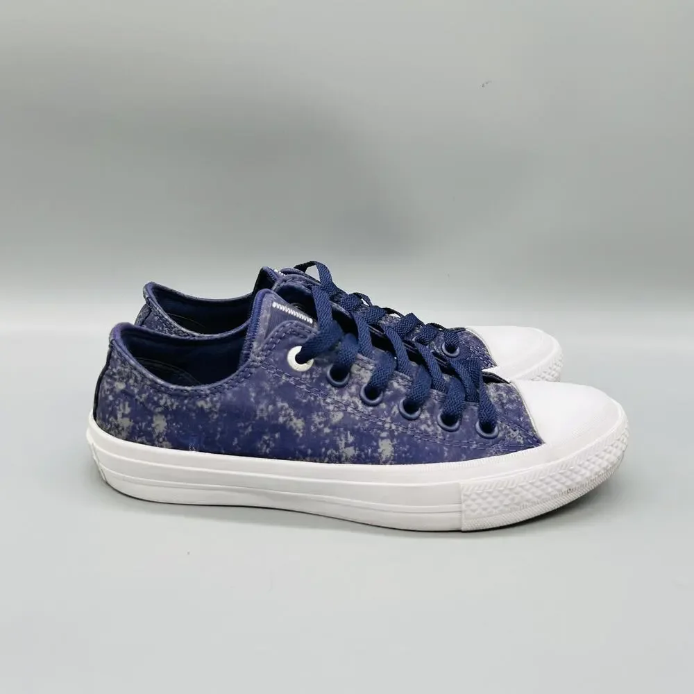 Converse Shoes Women 7 Blue Purple All Star Low Top Sneaker Casual Comfort